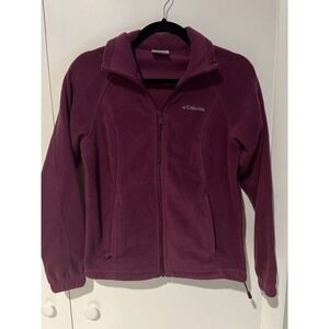 Columbia Womens Jacket Purple/Raisin Color Full Zip Petite XS